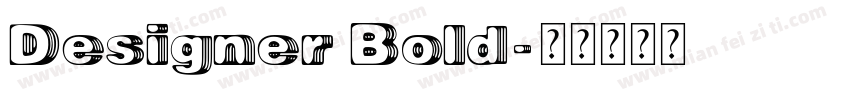 Designer Bold字体转换